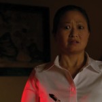 As the waitress in HAPPY ENDINGS.